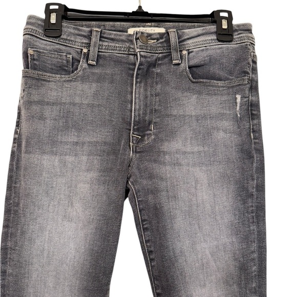 Fidelity Denim Cher Cropped Skinny Jeans - Picture 3 of 7